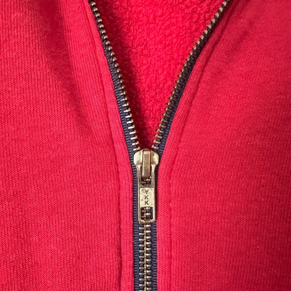 Aviator nation vintage rare red zip up hoodie with lightning bolt size XS - Picture 6 of 7